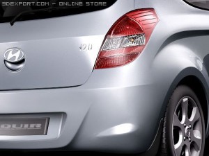 Hyundai i20 Compact Hatchback Modello 3D