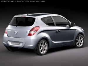 Hyundai i20 Compact Hatchback 3D Model