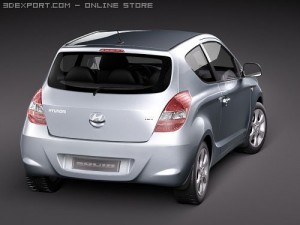 Hyundai i20 Compact Hatchback Modello 3D