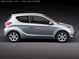 Hyundai i20 Compact Hatchback Modello 3D