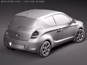 Hyundai i20 Compact Hatchback Modello 3D