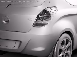 Hyundai i20 Compact Hatchback Modello 3D