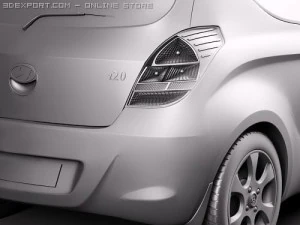Hyundai i20 Compact Hatchback 3D Model