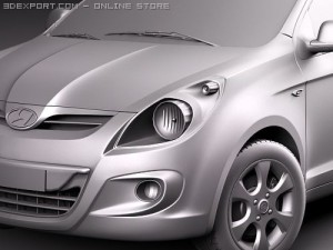 Hyundai i20 Compact Hatchback Modello 3D