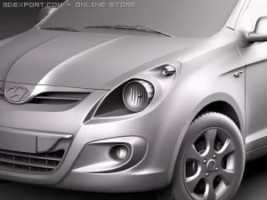 Hyundai i20 Compact Hatchback 3D Model