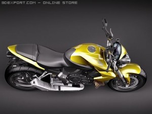 Honda CB 1000 R 3D Model