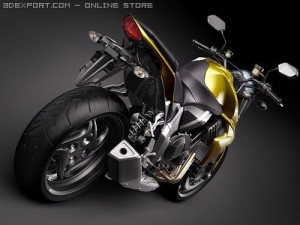 Honda CB 1000 R 3D Model