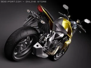 Honda CB 1000 R 3D Model