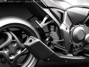 Honda CB 1000 R 3D Model