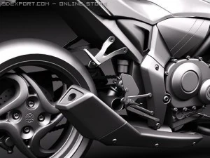 Honda CB 1000 R 3D Model