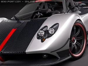 Pagani Zonda Cinque Roadster 2010 3D Model