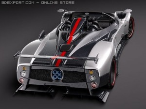 Pagani Zonda Cinque Roadster 2010 3D Модель
