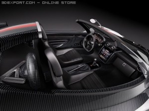 Pagani Zonda Cinque Roadster 2010 3D Модель