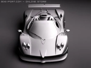 Pagani Zonda Cinque Roadster 2010 3D Model