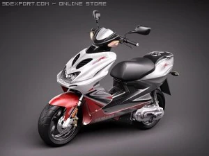 Scooter Yamaha Aerox R Modello 3D
