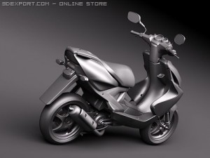 Yamaha Aerox R Scooter Modelo 3D