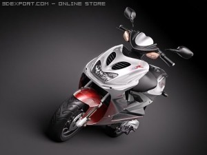 Yamaha Aerox R Scooter Modelo 3D
