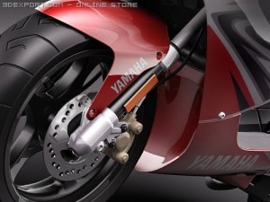 Yamaha Aerox R Scooter Modelo 3D
