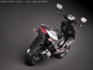 Yamaha Aerox R Scooter Modelo 3D