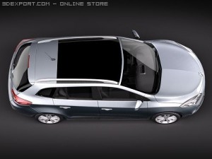 Renault Megane GrandTour Estate 2010 Modèle 3D