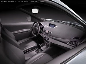Renault Megane GrandTour Estate 2010 3D Model