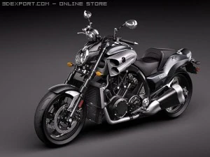 雅马哈Vmax 3D 模型