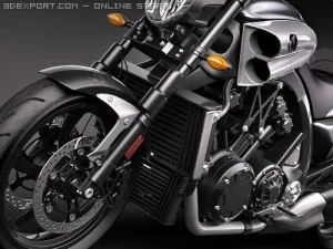 Yamaha Vmax 3D Model