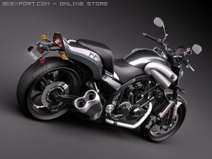 Yamaha Vmax 3Dモデル