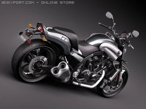 Yamaha Vmax 3D Model