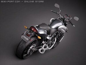 Yamaha Vmax 3Dモデル