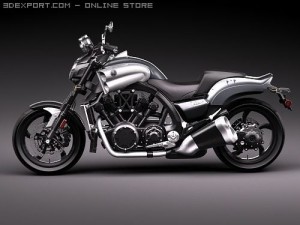 Yamaha Vmax 3Dモデル