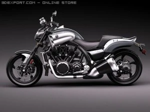 Yamaha Vmax 3D Model