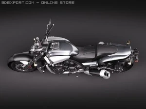 Yamaha Vmax 3D Model