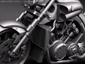 Yamaha Vmax 3Dモデル