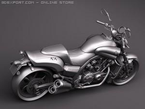 Yamaha Vmax 3Dモデル