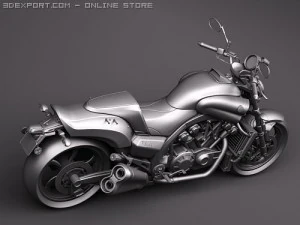Yamaha Vmax 3D Model