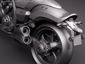 Yamaha Vmax 3Dモデル