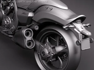 Yamaha Vmax 3D Model