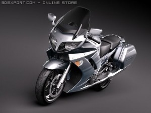 Yamaha FJR1300A 2009 Modelo 3D