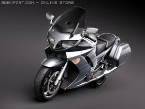 Yamaha FJR1300A 2009 3D Model