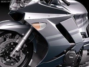 Yamaha FJR1300A 2009 Modelo 3D