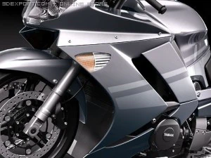Yamaha FJR1300A 2009 3D Model