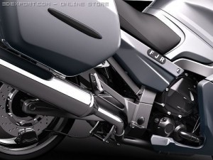 Yamaha FJR1300A 2009 Modelo 3D