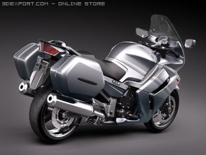 Yamaha FJR1300A 2009 Modelo 3D