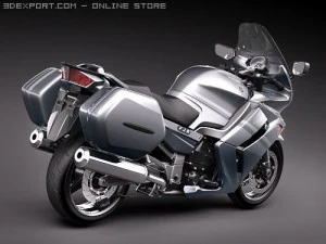 Yamaha FJR1300A 2009 3D Model