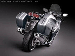 Yamaha FJR1300A 2009 3D Model