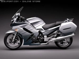 Yamaha FJR1300A 2009 3D Model