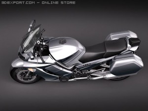 Yamaha FJR1300A 2009 Modelo 3D