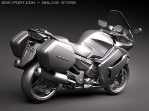 Yamaha FJR1300A 2009 Modelo 3D