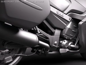Yamaha FJR1300A 2009 3D Model